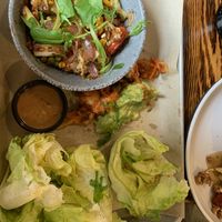 Lettuce wraps   at Fowl and Fodder in Toledo