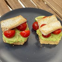 avocado toast + tofu  at Melt Cafe in Zagreb