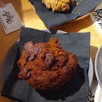 Choc muffin and cookie. Both were vegan. Both were blend and not very good for me. at Melt Cafe in Zagreb