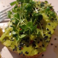 Avocado toast with chili flakes. It was ok, but nothing special to be honest. at Melt Cafe in Zagreb