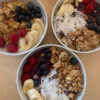 Acai bowls + granola bowl! at Melt Cafe in Zagreb