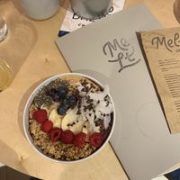 Açai bowl  at Melt Cafe in Zagreb