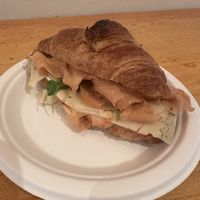 Ham and cheese croissant (I requested they removed the tomatoes)  at bloomer's in Toronto