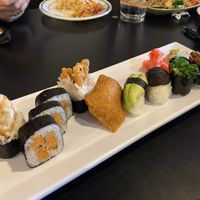 sushi plate at Tokyo Japanese in Rochester