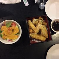 Tempura and salt at Tokyo Japanese in Rochester