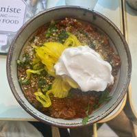 Chilli sin carne  at Le Botaniste - GCE in New York City