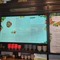 Menu at Le Botaniste - GCE in New York City