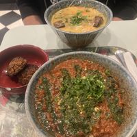 Miso Soup (background) and Bolognaise (foreground)  at Le Botaniste - GCE in New York City