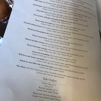 Allergen menu at The Architect in Chester