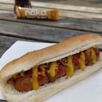 Vegan hot dog😄 at Murica in Reykjavik