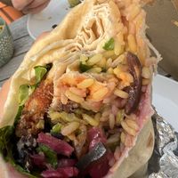 Space cowboy burrito   at Burrito Burrito at Wizard Burger in Albany