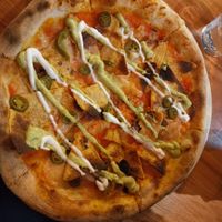 Mexican pizza at PB's Bar & Eatery in St Kilda
