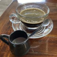 Americano with coco or almond milk  at Two Sister  in Koh Samui