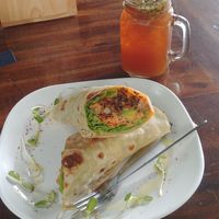Buffalo Cauliflower Pita (140 bht) at Two Sister  in Koh Samui