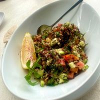 tabuleh-quinoa salad  at Two Sister  in Koh Samui