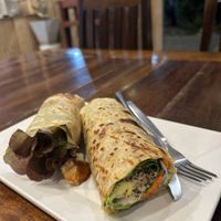 Vegan wrap  at Two Sister  in Koh Samui