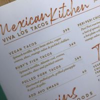 Vegan tacos at Unni's in Phuket