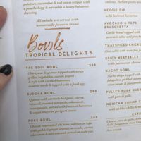 Buddha bowl at Unni's in Phuket