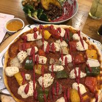 Vegan pizza  at Unni's in Phuket