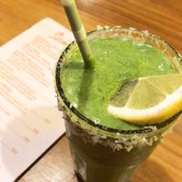 Avocado smoothie with coconut milk  at Unni's in Phuket