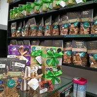 Vegan fudge & gift wrapped assorted fudge at Roly's Fudge Pantry in Exeter
