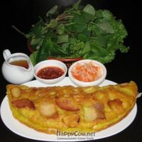 Bánh Xèo - Vietnamese Crepe at Bo De Tinh Tam Chay - Beach Blvd in Westminster