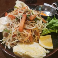Thai Style Papaya salad at Bo De Tinh Tam Chay - Beach Blvd in Westminster