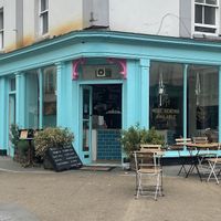 On the square  at The Cheeky Bean in Shepton Mallet