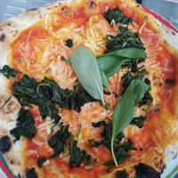 Vegan cheese pizza at Francesca & Fratelli - List in Hannover