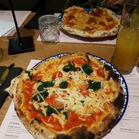 The 2 vegan pizzas. at Francesca & Fratelli - List in Hannover