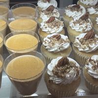 Vegan panna cotta and cupcakes!  at Pan'e Dolcetti in Wilbraham