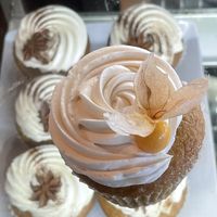 Art masquerading as a cupcake   at Pan'e Dolcetti in Wilbraham