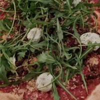 Meat is murder Pizza at Putte's in Helsinki