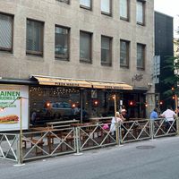 Outside at Putte's in Helsinki