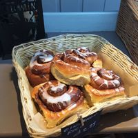 cinamon rolls at Black Rabbit in Edinburgh