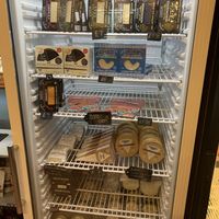 Fridge and cheeses   at Black Rabbit in Edinburgh