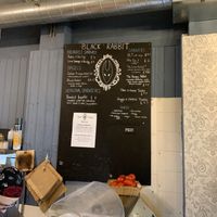 Menu  at Black Rabbit in Edinburgh