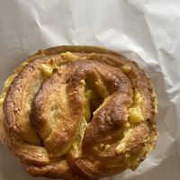 Cheese cruffin   at Black Rabbit in Edinburgh