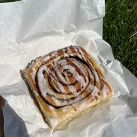 Cinnamon roll   at Black Rabbit in Edinburgh