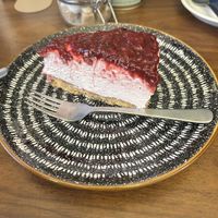 Berry cheesecake   at Black Rabbit in Edinburgh