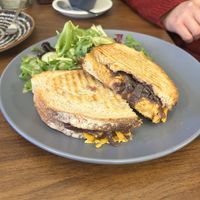 Welsh rarebit toastie   at Black Rabbit in Edinburgh