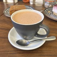 Hot chocolate   at Black Rabbit in Edinburgh