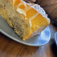 Cinnamon bun  at Black Rabbit in Edinburgh