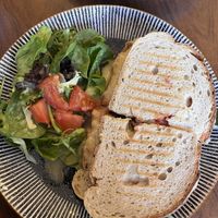 Eggplant parm sandwich, so good  at Black Rabbit in Edinburgh