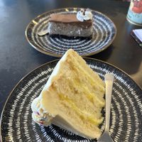 Cakes were delicious   at Black Rabbit in Edinburgh