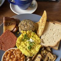 Full breakfast  at Black Rabbit in Edinburgh