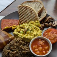 Full breakfast at Black Rabbit in Edinburgh