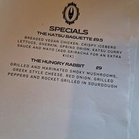 Specials (October 2025) at Black Rabbit in Edinburgh