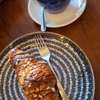 Chocolate croissant at Black Rabbit in Edinburgh