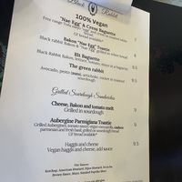  Sandwiches - the haggis one works well with mustard!  at Black Rabbit in Edinburgh